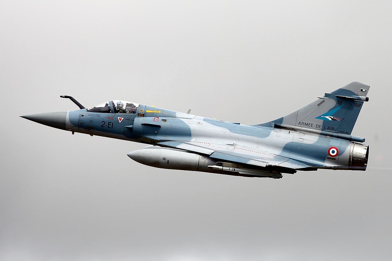 French Air Force Mirage 2000-5F in flight