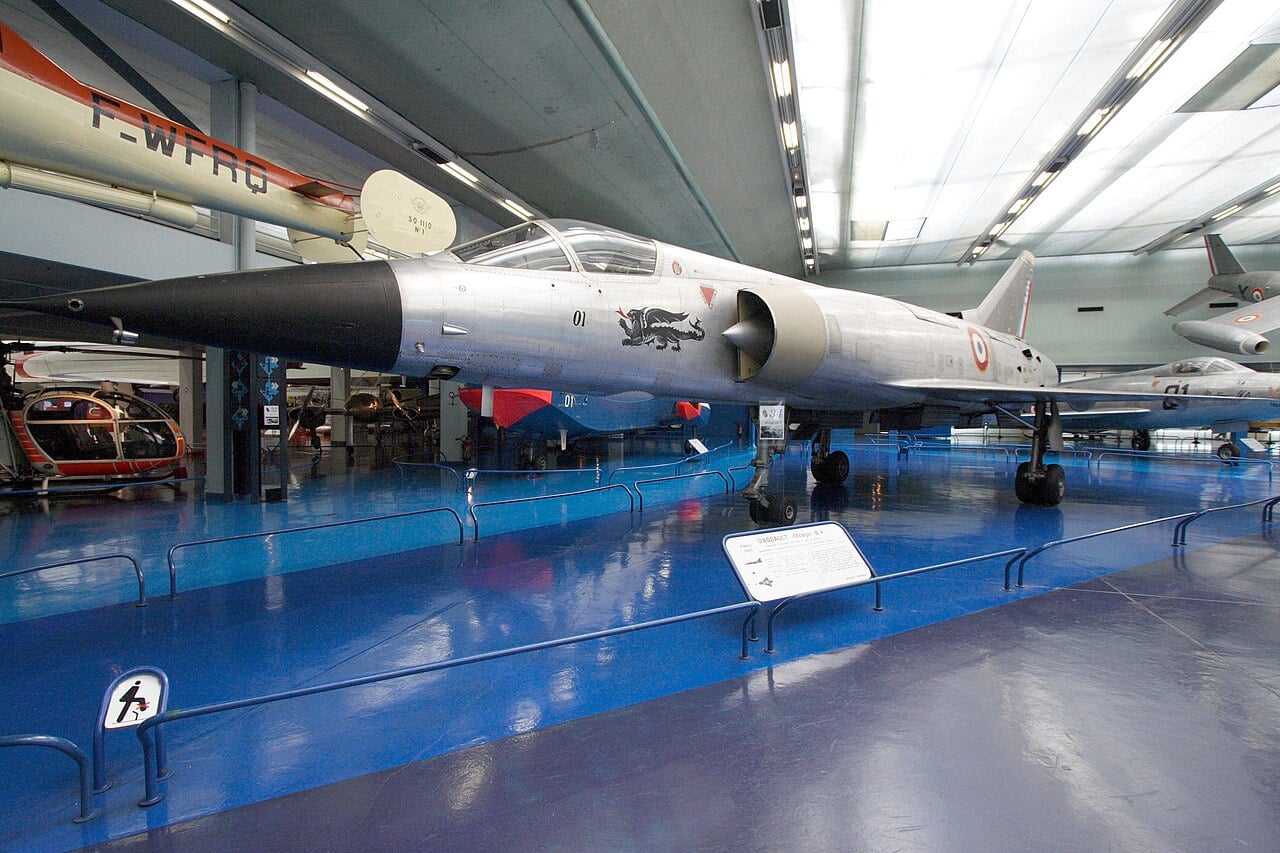Mirage IIIV prototype 01 at the Musee de l Air et de l Espace, Le Bourget