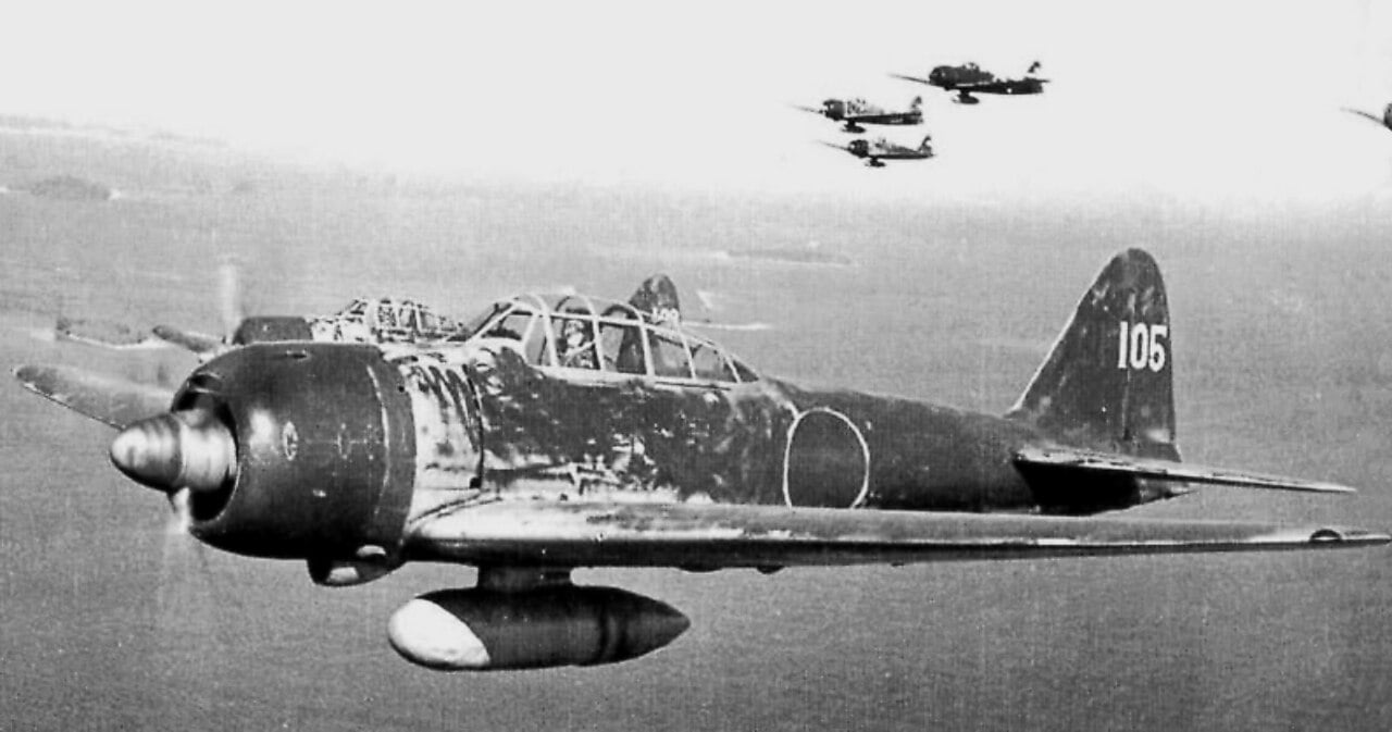 A6M3 Zero flown by Hiroyoshi Nishizawa over the Solomon Islands in 1943