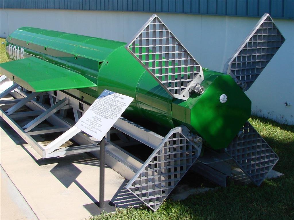 Grid fins of the GBU-43/B MOAB at the Air Force Armament Museum, Eglin