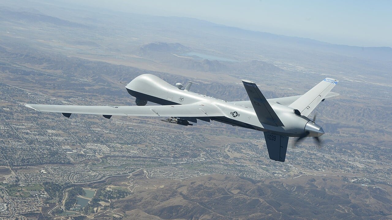 MQ-9 Reaper of the 163d Attack Wing over Southern California
