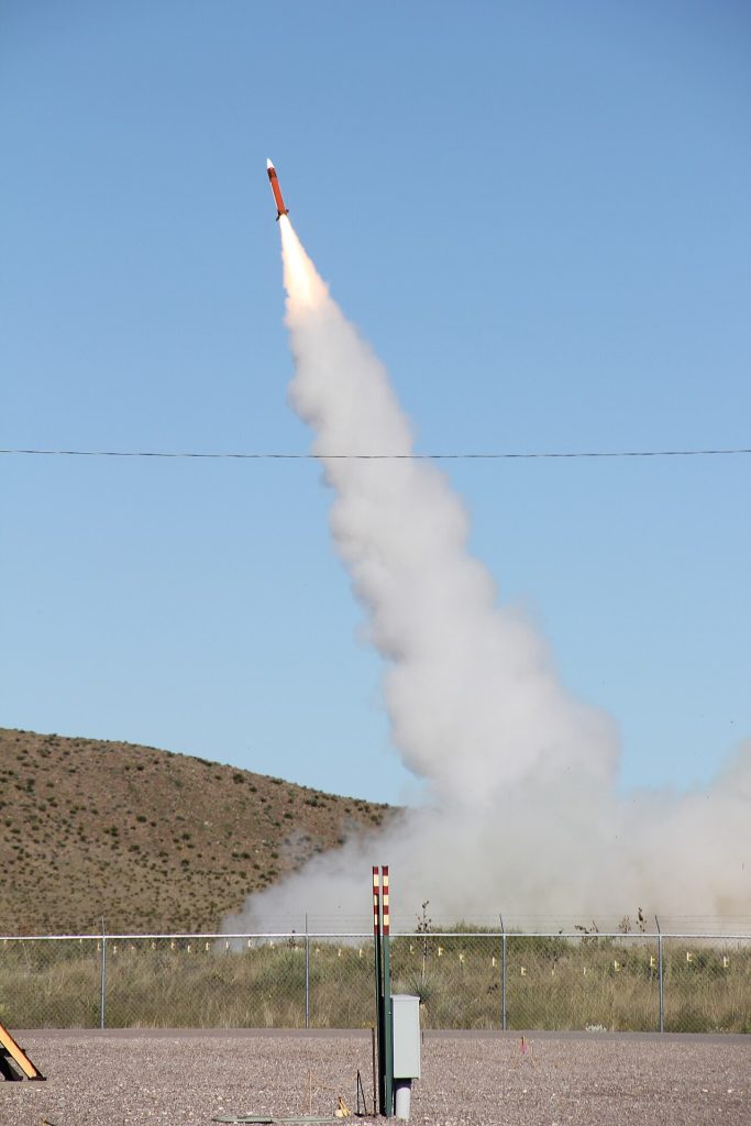Patriot missile launch at McGregor Range in 2014