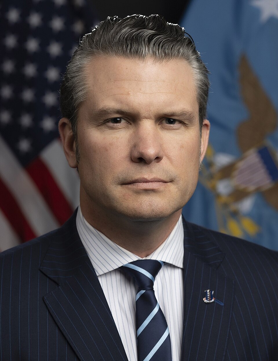 Official portrait of Pete Hegseth