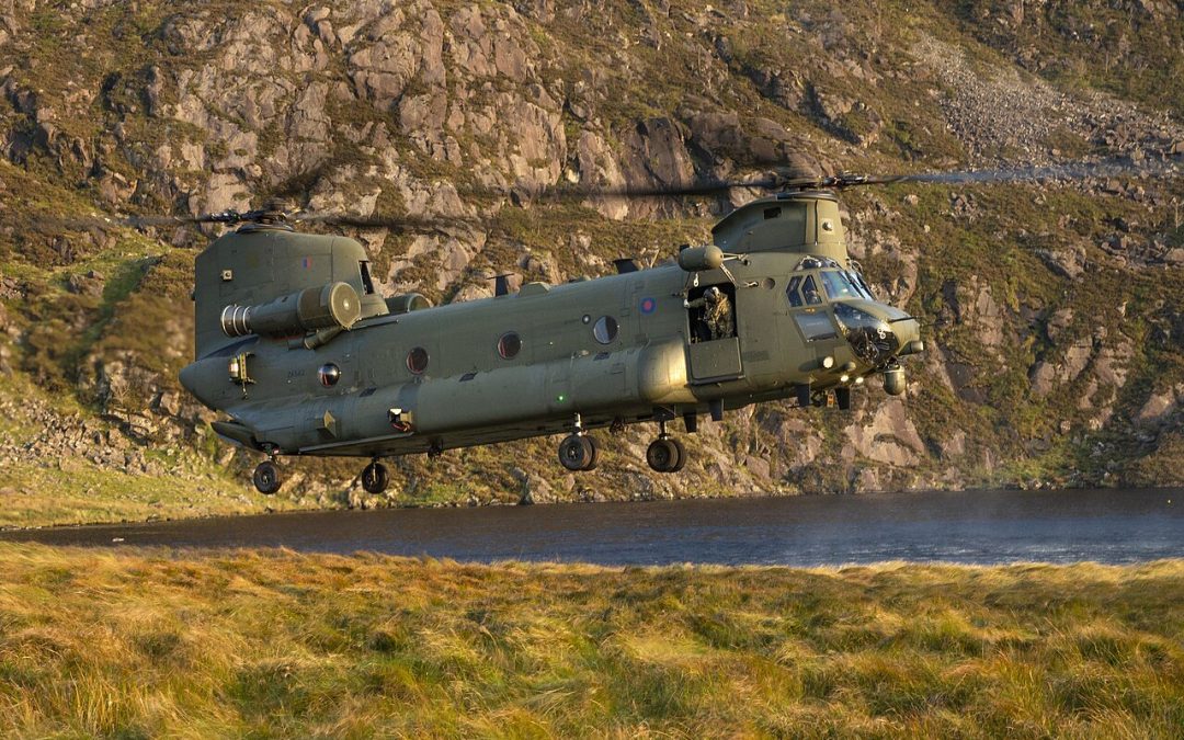 RAF Chinooks and A400Ms to Fight UK Wildfires From the Air