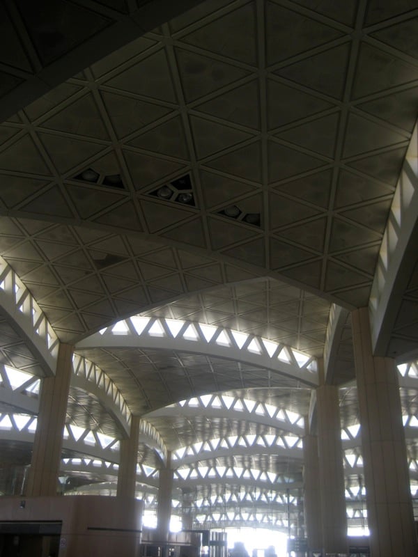 Inside Terminal 3 at Riyadh King Khalid International Airport