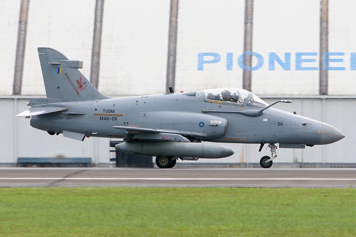 Royal Malaysian Air Force BAE Hawk 208 light fighter