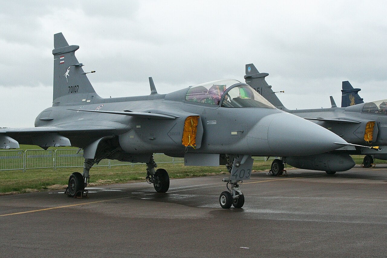 Royal Thai Air Force JAS 39C Gripen 70107