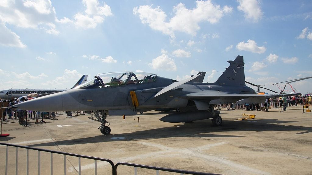 Royal Thai Air Force two-seat JAS 39D Gripen
