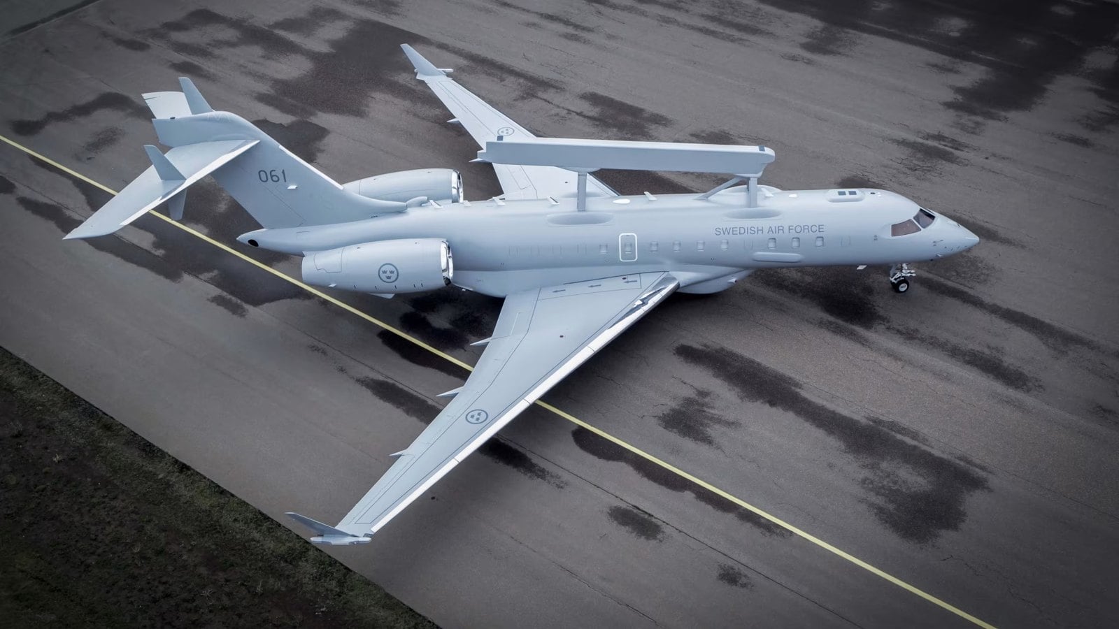 Swedish Air Force Saab GlobalEye 061, the first S 106