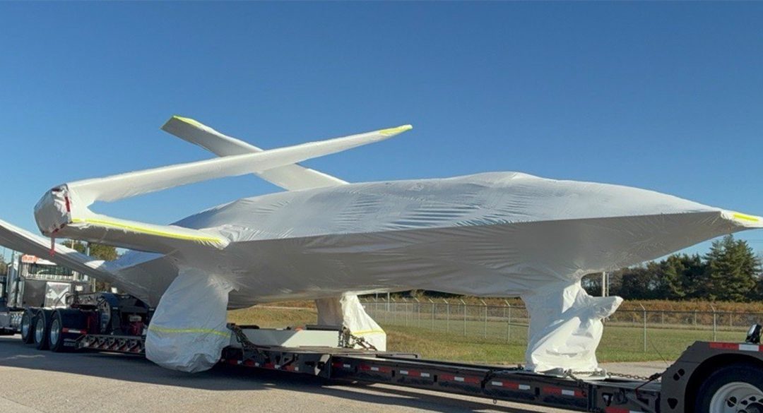 MQ-25 Stingray: Second Navy Jet Trucked to MidAmerica for Final Assembly