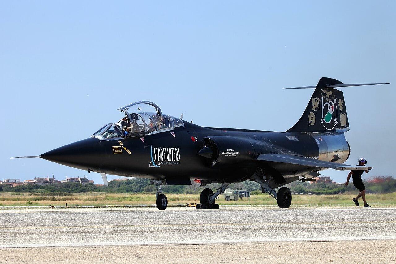 Two-seat TF-104G-M Starfighter N991SF of the Florida-based Starfighters fleet