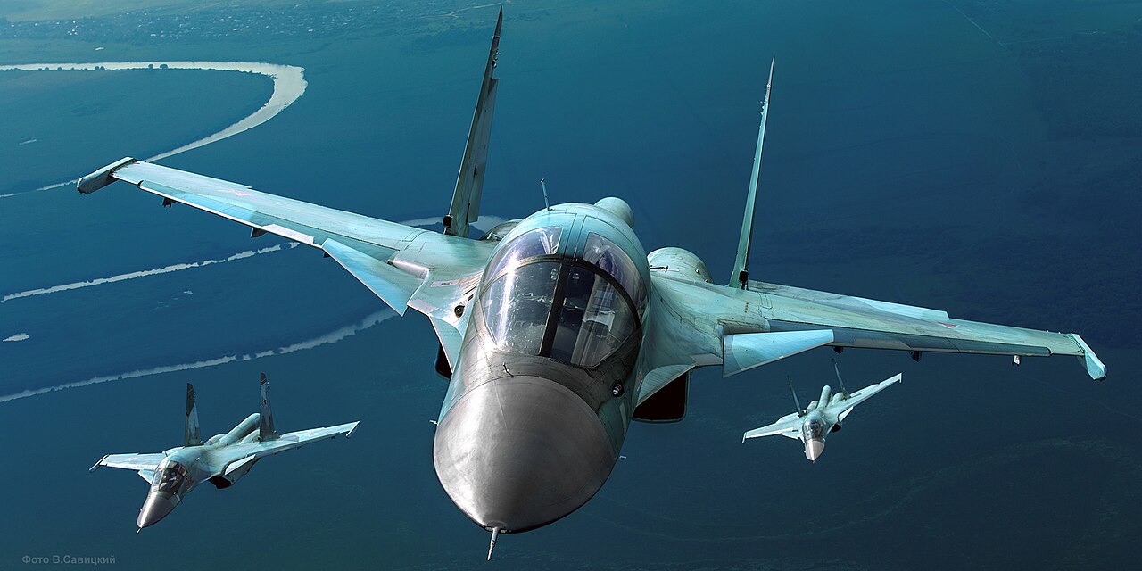 Sukhoi Su-34 Fullback in flight Sukhoi Su-34 Fullback in flight