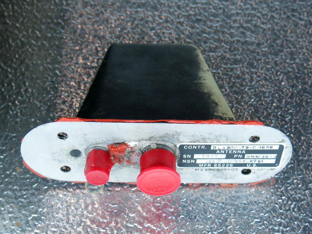 A Dorne and Margolin TACAN aircraft antenna made for the F-4 Phantom