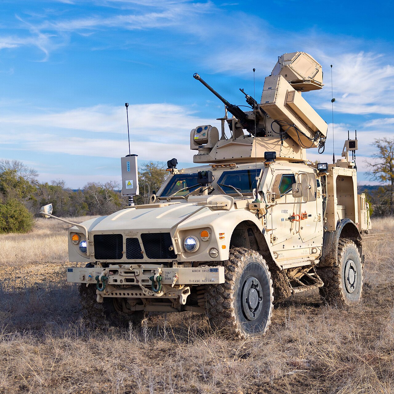 US Army M-LIDS counter-drone vehicle