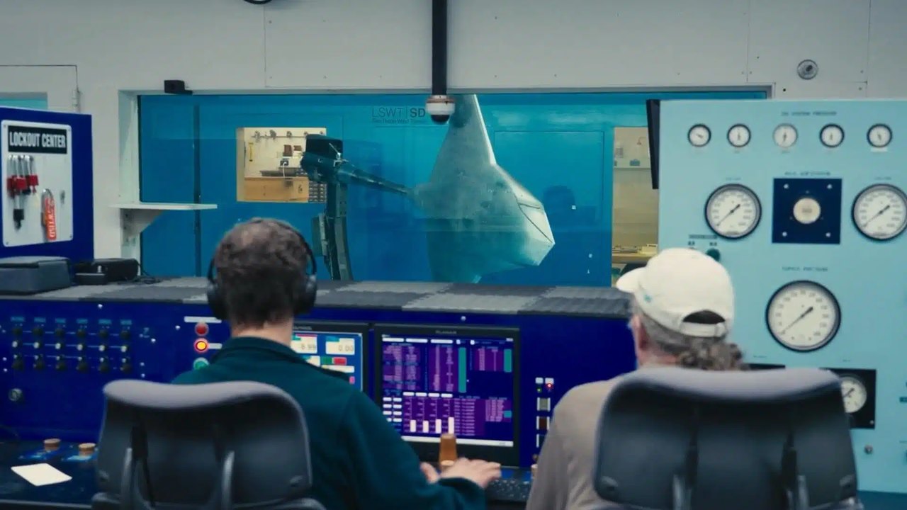 Engineers monitoring an X-BAT test article
