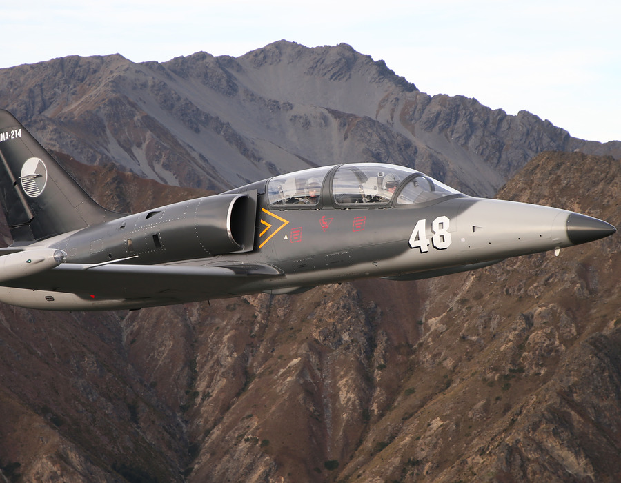 Hawker Hunter fliegen in der Schweiz