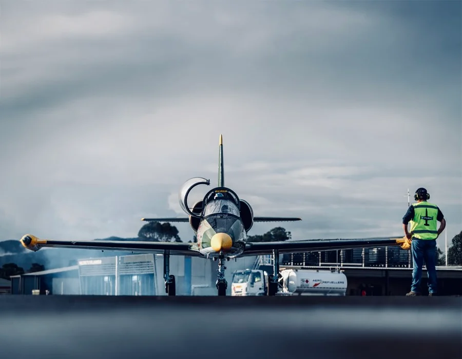 Hawker Hunter fliegen in der Schweiz