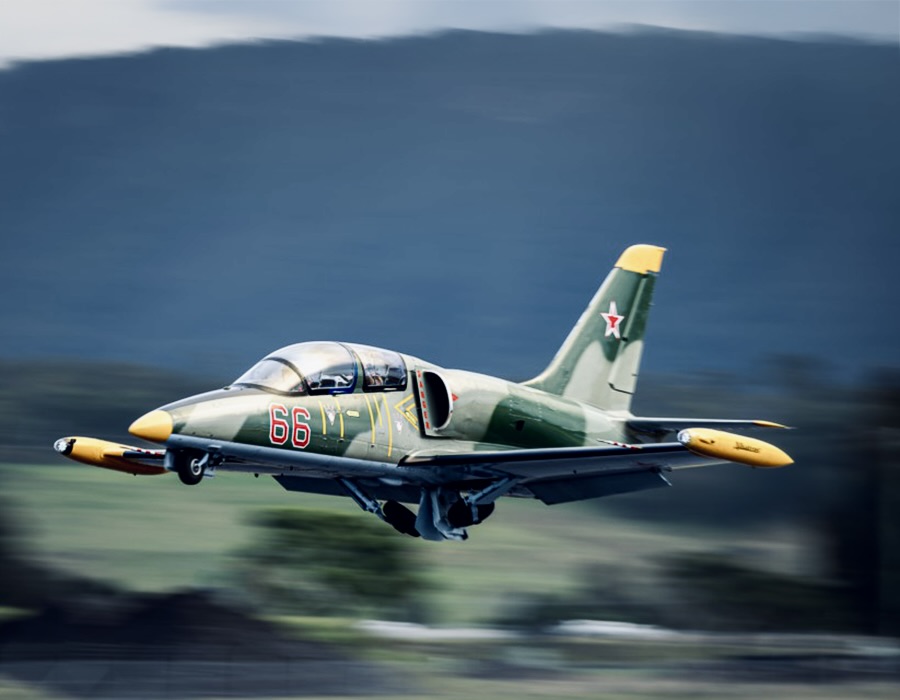 Hawker Hunter fliegen in der Schweiz