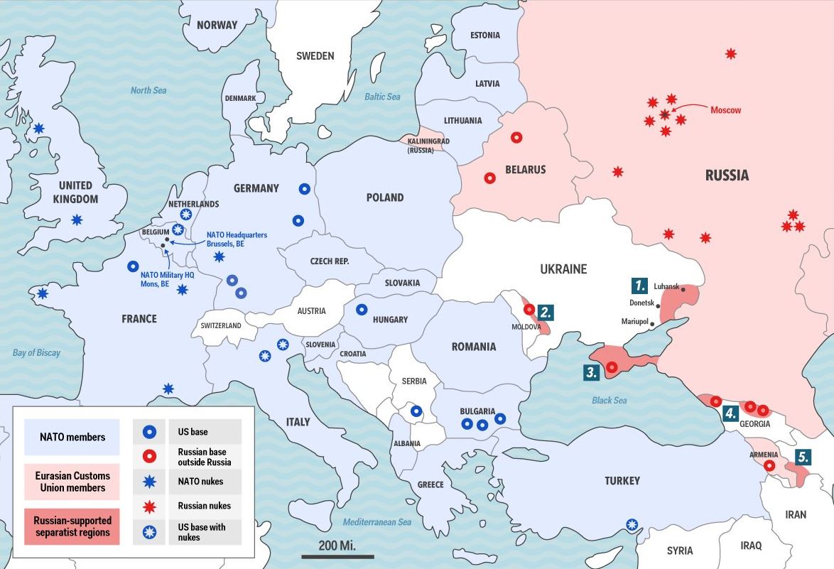 U S Naval Bases Map NATO and Russia back to Cold War MiGFlug com Blog