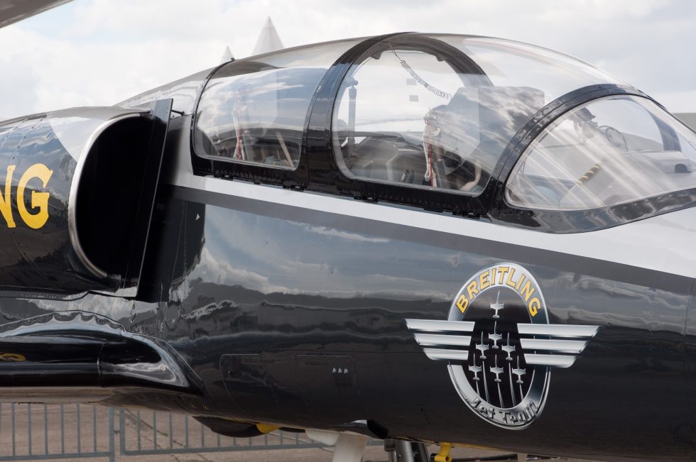The tandem cockpit and instrument panel the raised rear seat gives a real forward view.