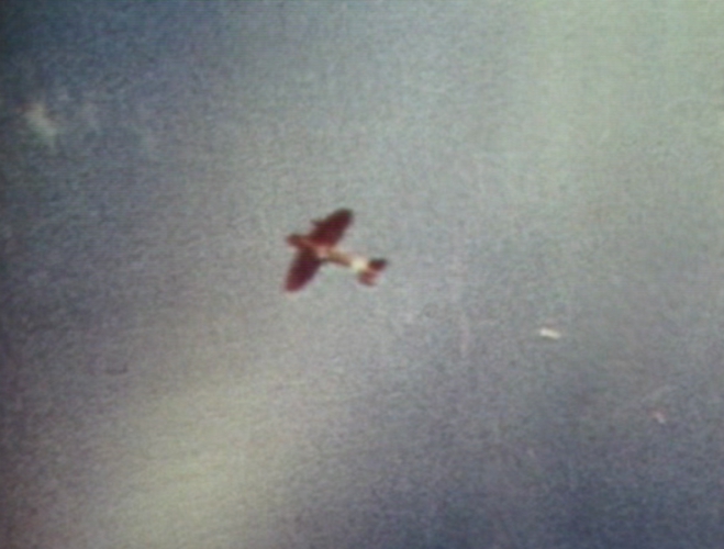 A D3A photographed over the Pacific in 1942 the types dominance ended with heavy losses at Midway.