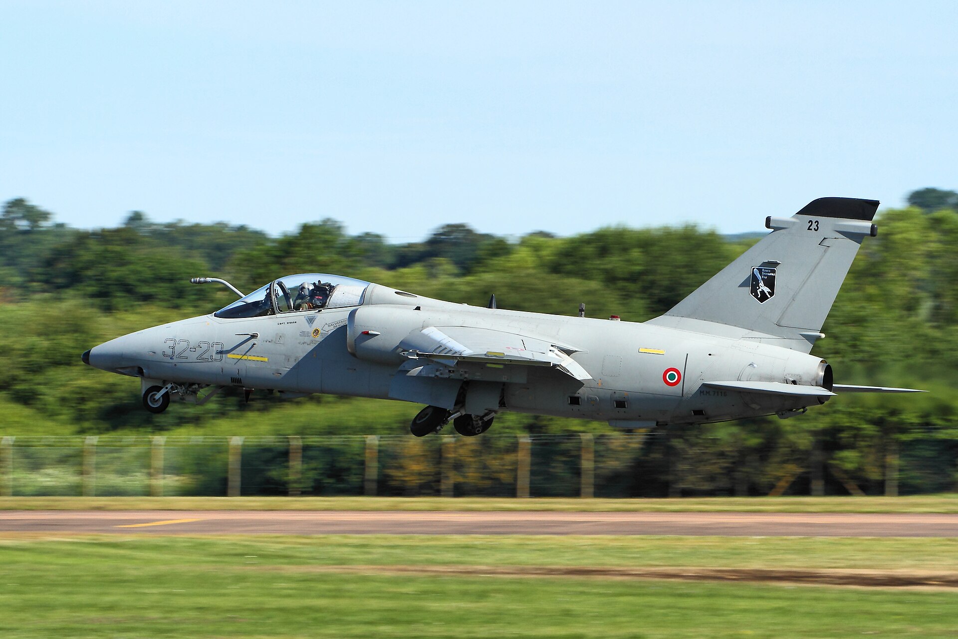 AMX International AMX A-11 Ghibli of the Italian Air Force in flight