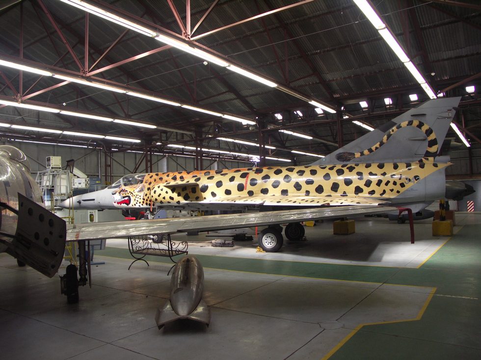 A preserved Cheetah C wearing a commemorative cheetah-spot scheme  a nod to the types name.