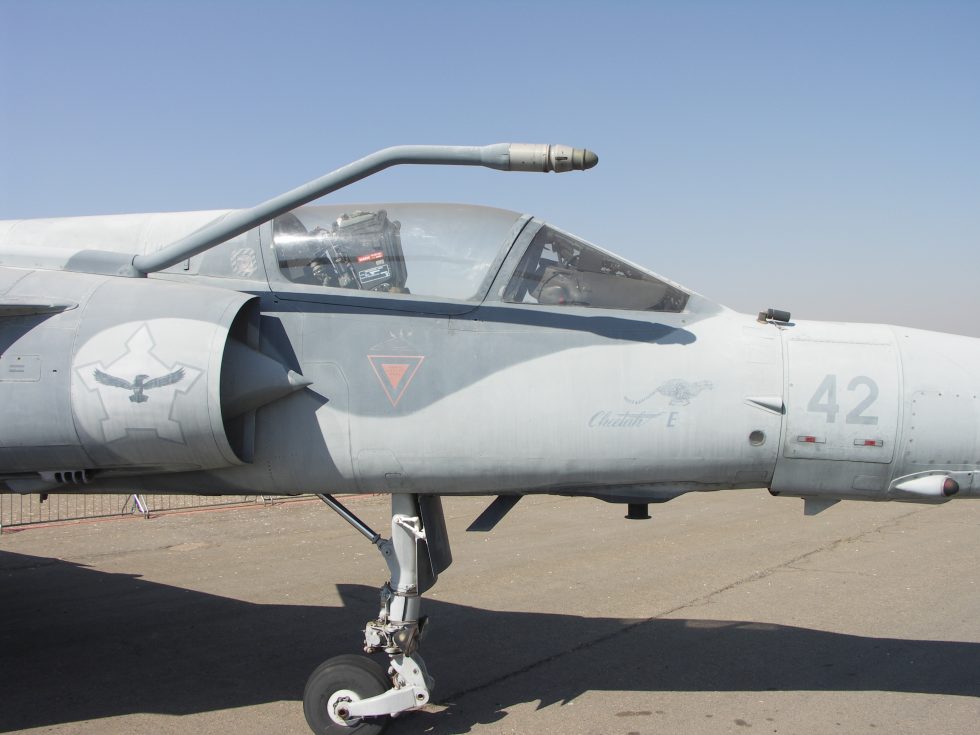 A single-seat Cheetah E, the interim interceptor retired early in 1992.