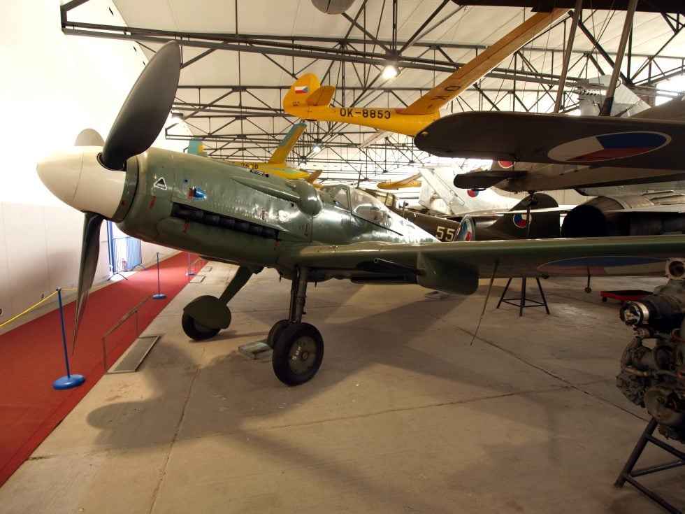 An Avia S-199  the Czechoslovak 109 derivative flown by Israel in 1948.