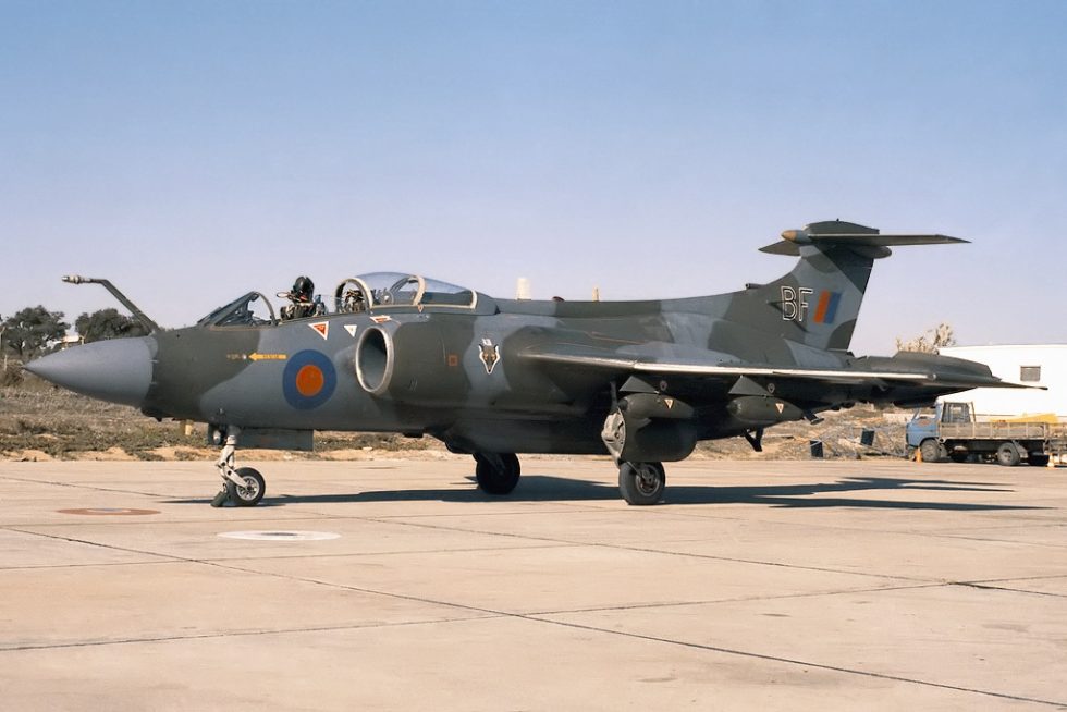 A Buccaneer S.2B in RAF markings  the low-level striker at its best.