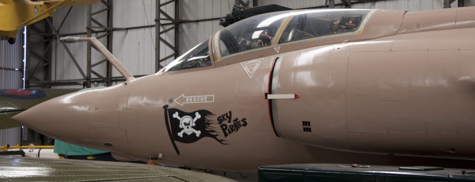 Close-up of a Buccaneer S.2B  the muscular lines of a purpose-built bomber.
