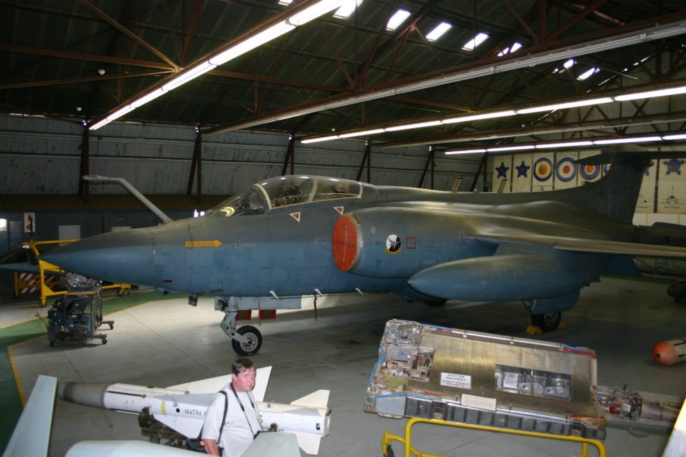 A South African Air Force Buccaneer S.50  the rocket-boosted export version.