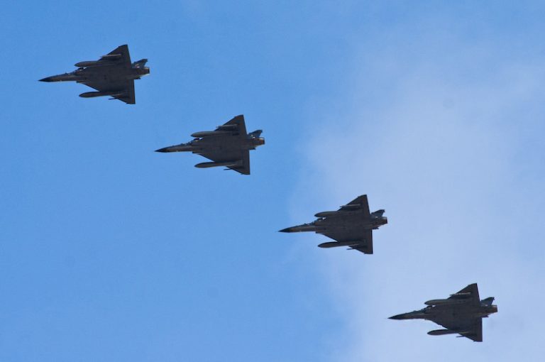 A Brazilian Air Force Mirage 2000  Brazil flew the type until its retirement in 2013.