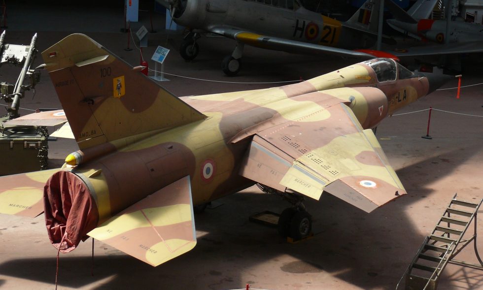 A preserved Mirage F1C in the Royal Military Museum, Brussels  the interceptor up close.