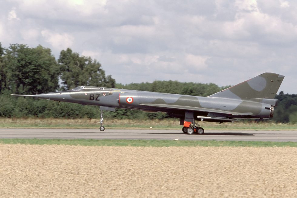 A preserved Mirage IVP on show  the supersonic delta that never fired its weapon in anger.