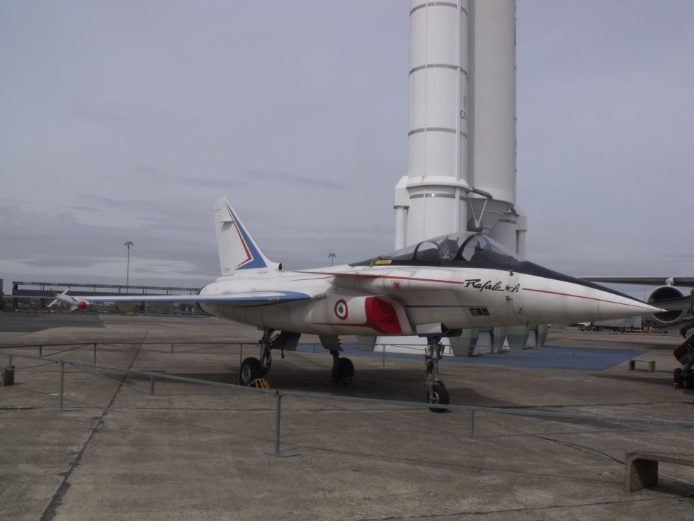The Rafale A technology demonstrator that first flew in 1986.
