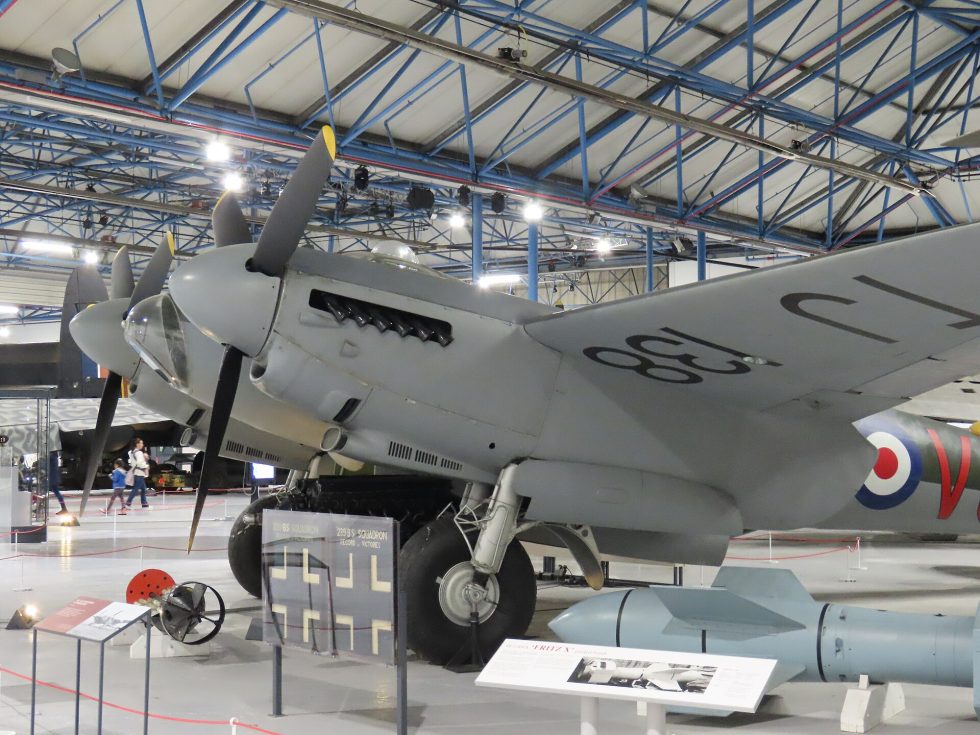 A preserved Mosquito at the Royal Air Force Museum, Hendon.