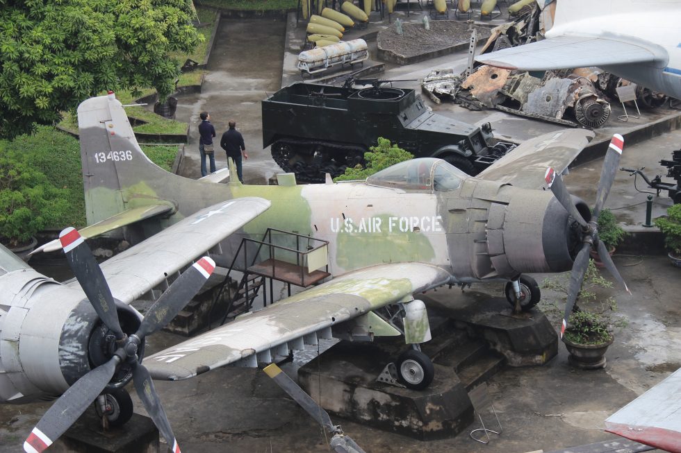 A preserved A-1H Skyraider in US Air Force markings  the Able Dog as a beloved warbird today.