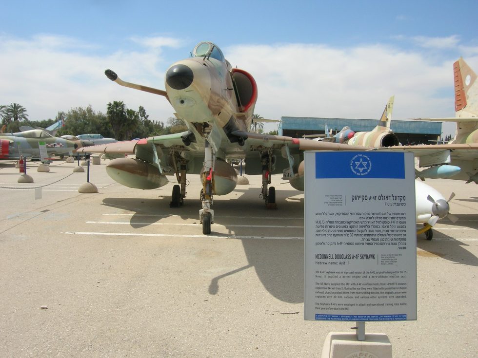 An Israeli A-4 Ayit  the IAFs hardest-worked attack jet of 1973.