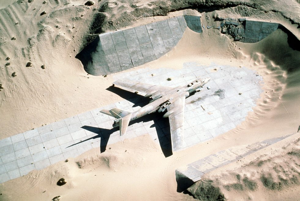 An Egyptian, Soviet-built Tu-16 Badger  the type Egypt flew in the 1967 and 1973 wars.