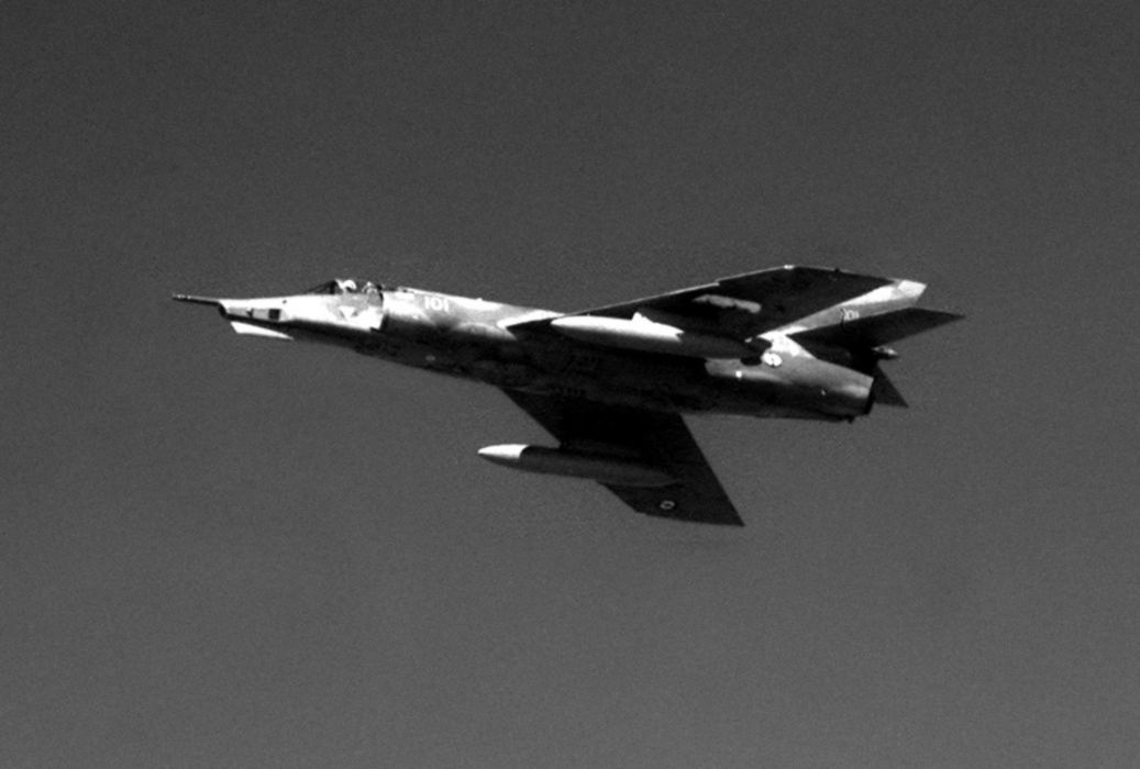 Dassault Étendard IV of the French Navy in flight