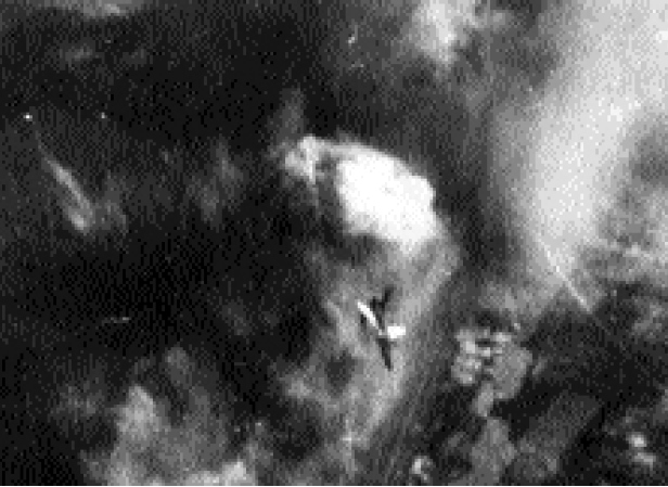 An F-105 on a bomb run over North Vietnam in 1966, at the height of Rolling Thunder.