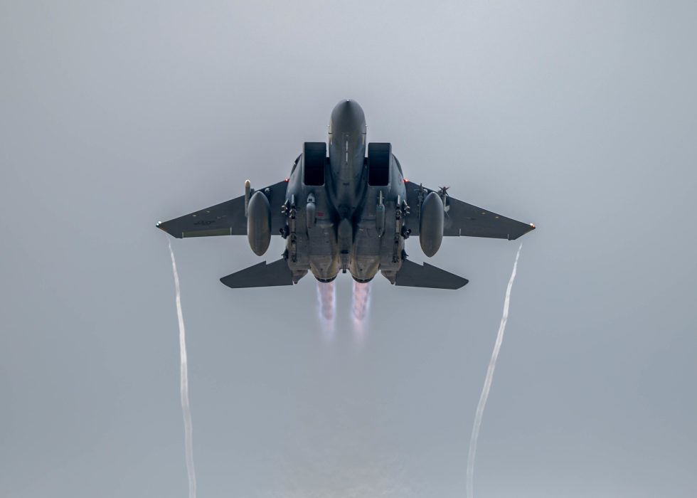 A 492nd Fighter Squadron F-15E  the Lakenheath-based wing that has flown the E in combat for decades.