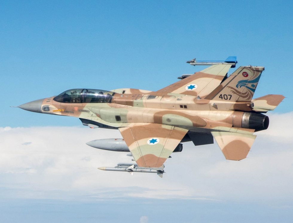 An Israeli Air Force F-16I Sufa the two-seat, long-range strike variant.