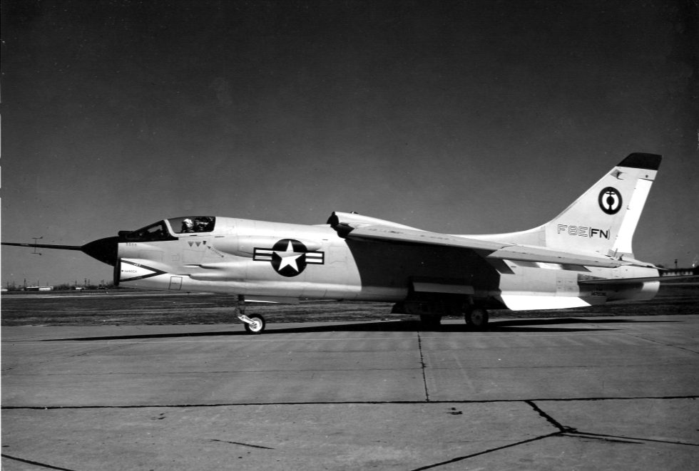The F-8E(FN) prototype for the French Navy, 1964  the version that flew until 1999.