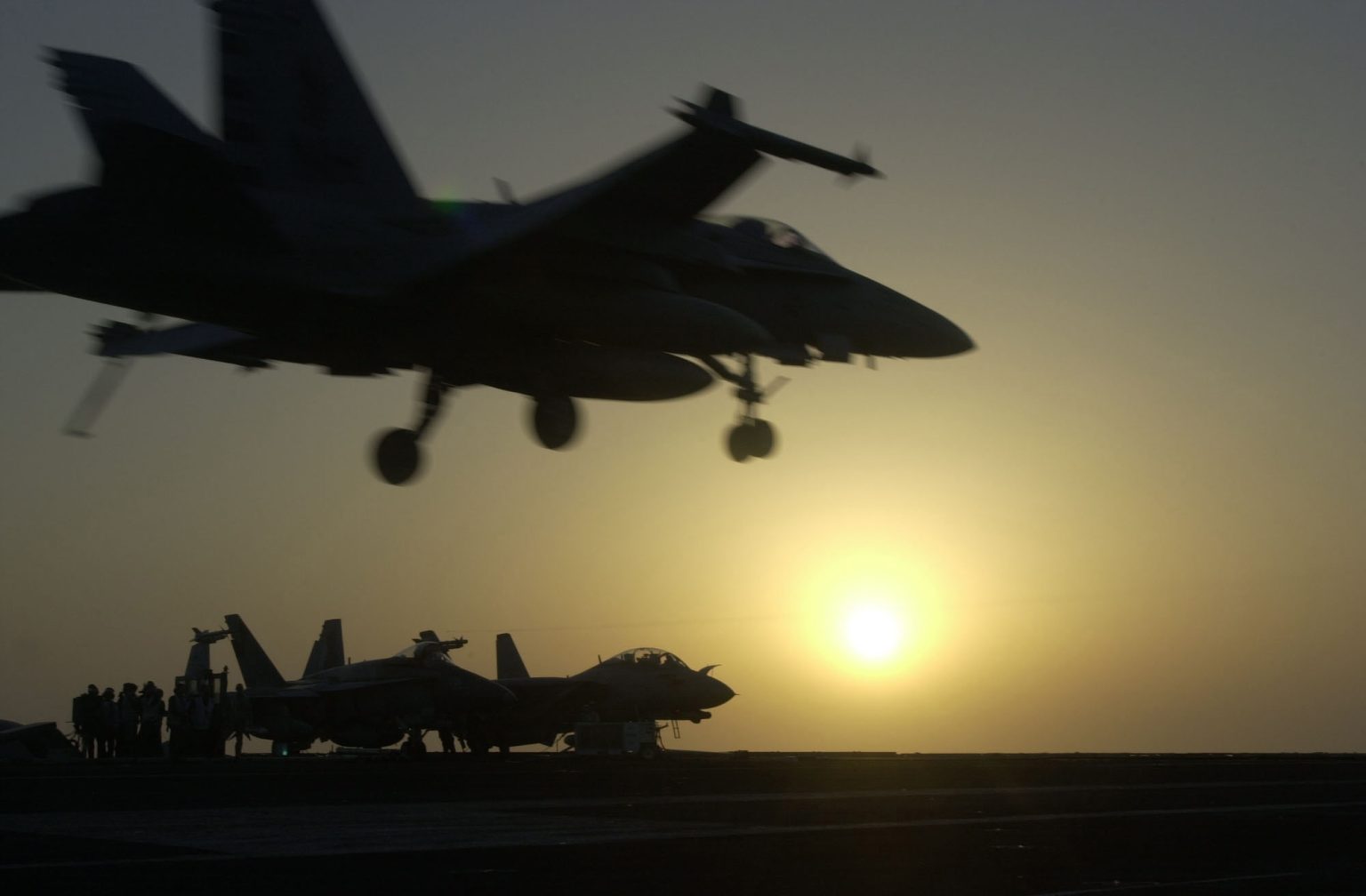 McDonnell Douglas F/A-18C Hornet aboard USS Carl Vinson