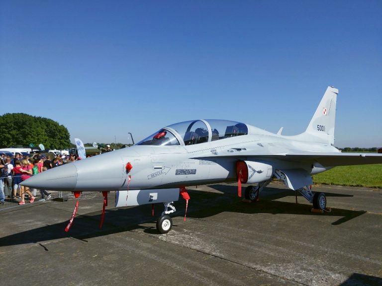 A Philippine Air Force FA-50PH  the variant blooded over Marawi in 2017.