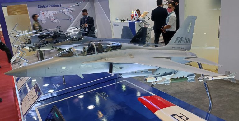 A Philippine FA-50PH climbing away  Manilas first supersonic jets in decades.