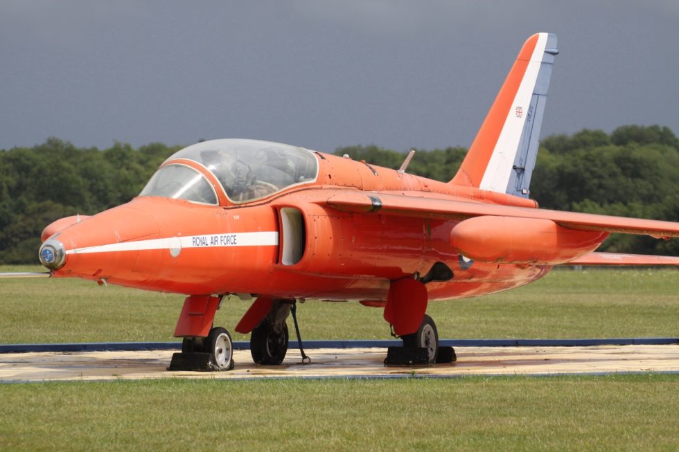 A Royal Air Force Gnat T.1 advanced trainer  the role the RAF actually bought the Gnat for.