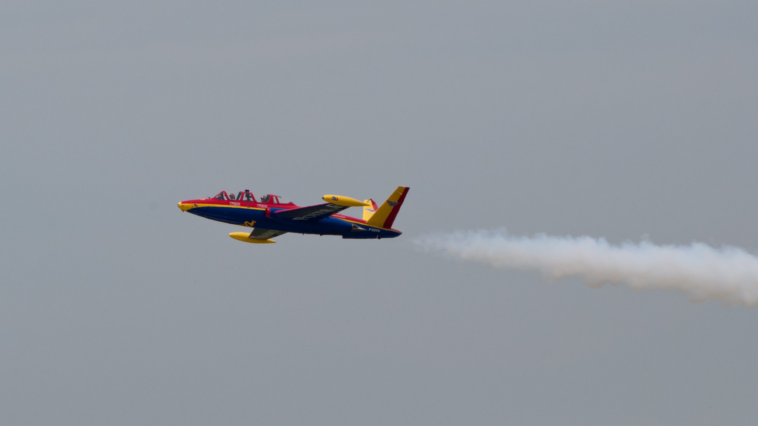 Fouga CM.170 Magister jet trainer in flight